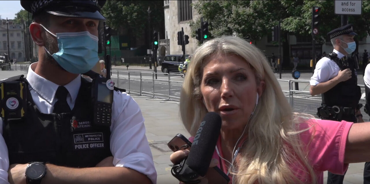 Kate Shemirani - Monday 19th Parliament square