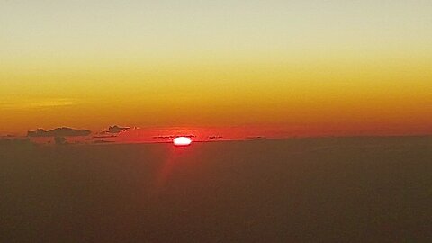 O Brasil visto lá de cima 150-Sol Poente a 37000 pés-Brazil seen from high 150-Sunrise at 37000ft