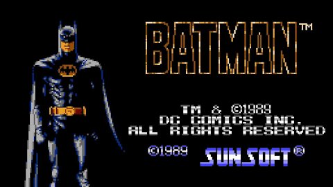 Batman the Videogame Title Screen.