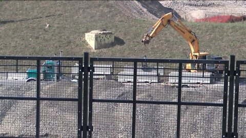 Zoo Interchange pavement work