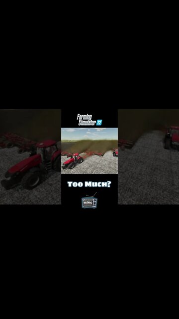 Too Much? | Farming Simulator 22 | #shorts