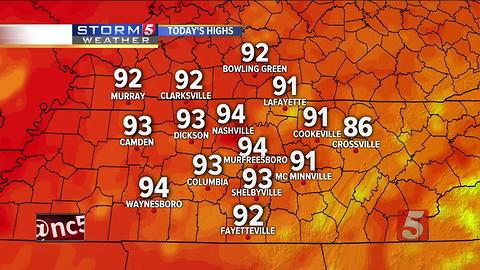 Lelan's Morning Forecast: Wednesday, July 12, 2017