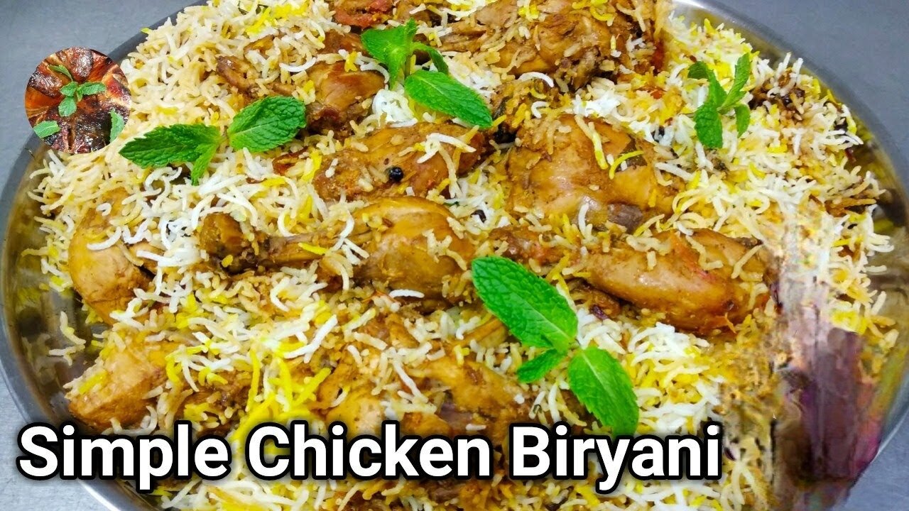 Chicken Biryani Recipe For Bachelors | Simple Chicken Biryani For Beginners | Biryani Recipe