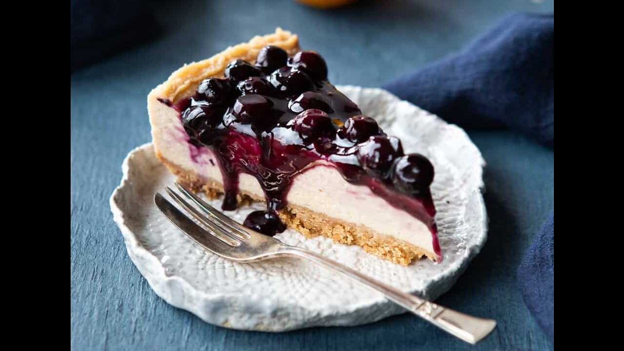 Easy No Bake Blueberry CheeseCake Recipe