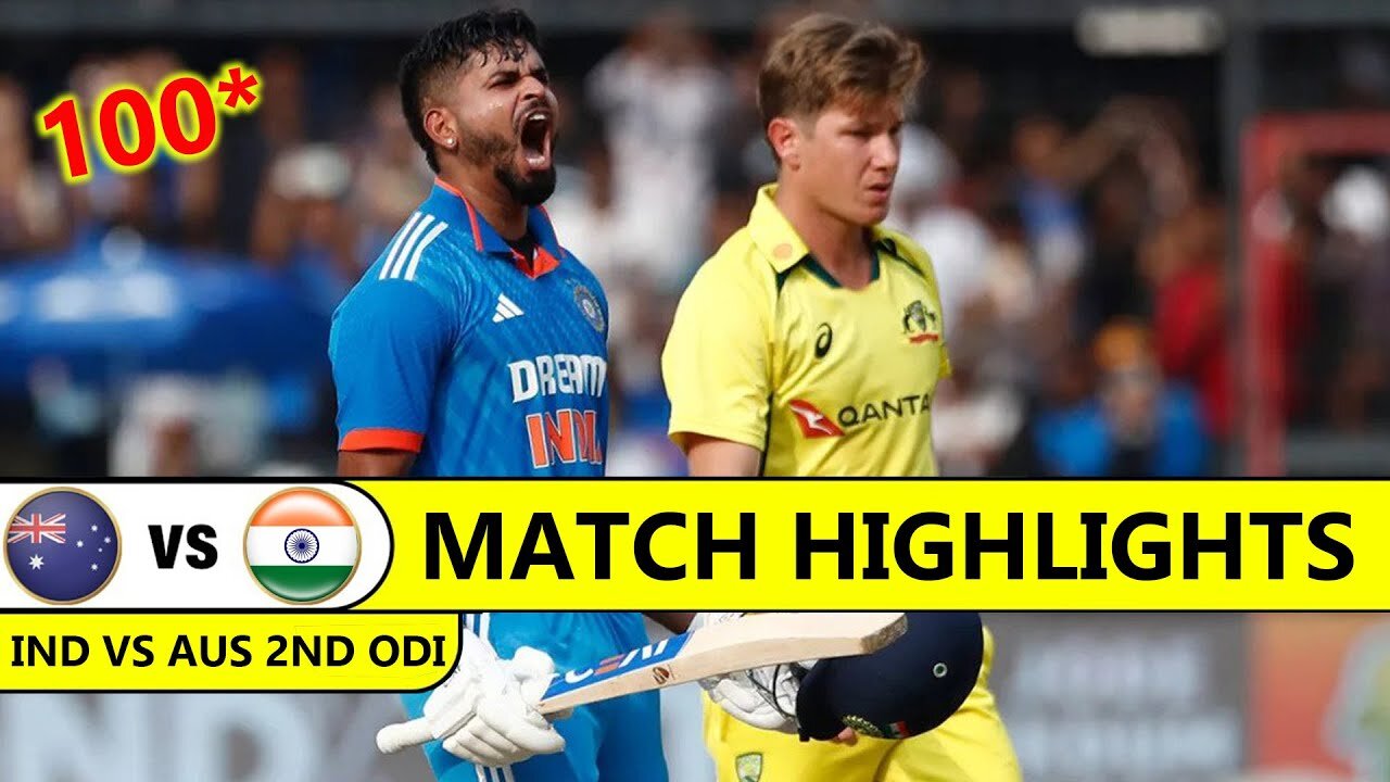 INDIA VS AUSTRALIA 2ND ODI 2023 NATCH HIGHLIGHTS | INDIA VS AUSTRALIA 2ND ODI 2023 NATCH HIGHLIGHTS