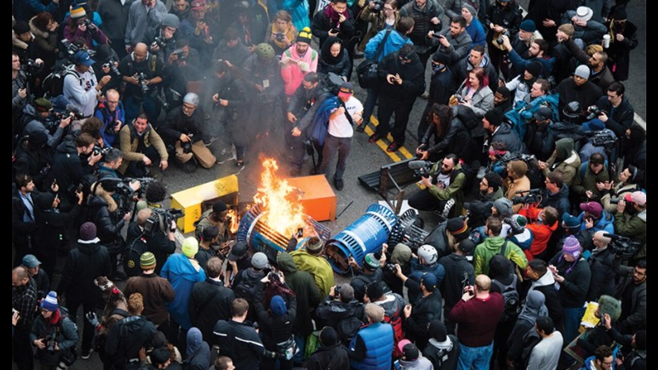 Antifa terrorist at January 6 rally; Transgender Antifa rioter gets off easy.