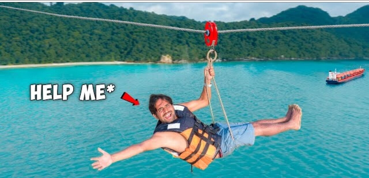 Dangerous Zipline Challenge - दो लोग मारे गए...? 😂