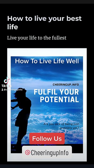 How To Live Your Best Life UK