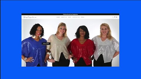Female duo creates fashionable blouses to help others during chemotherapy sessions