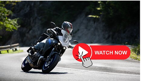 Speed Biker Falls on Road