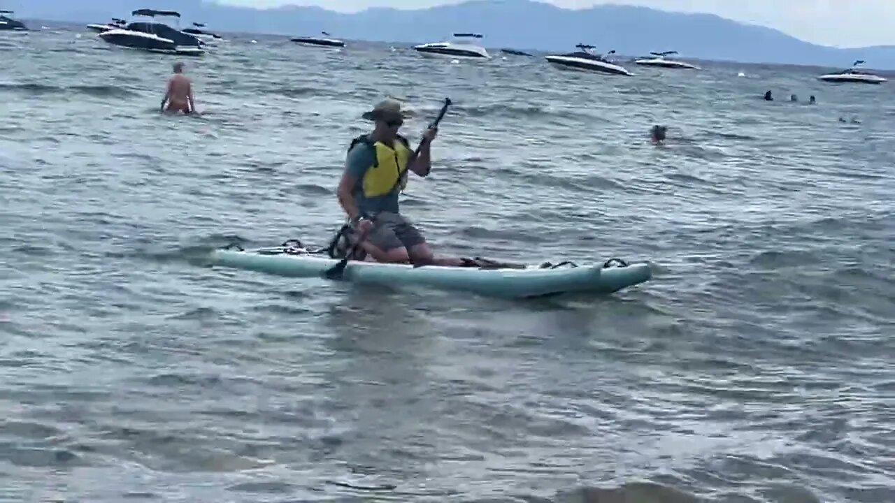 DAX paddle board on a windy day…