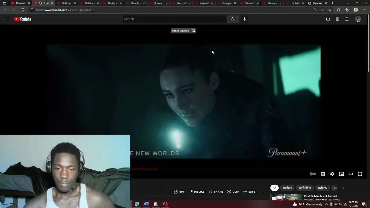 REACTION!!!STAR TREK: STRANGE NEW WORLDS Trailer (2022)