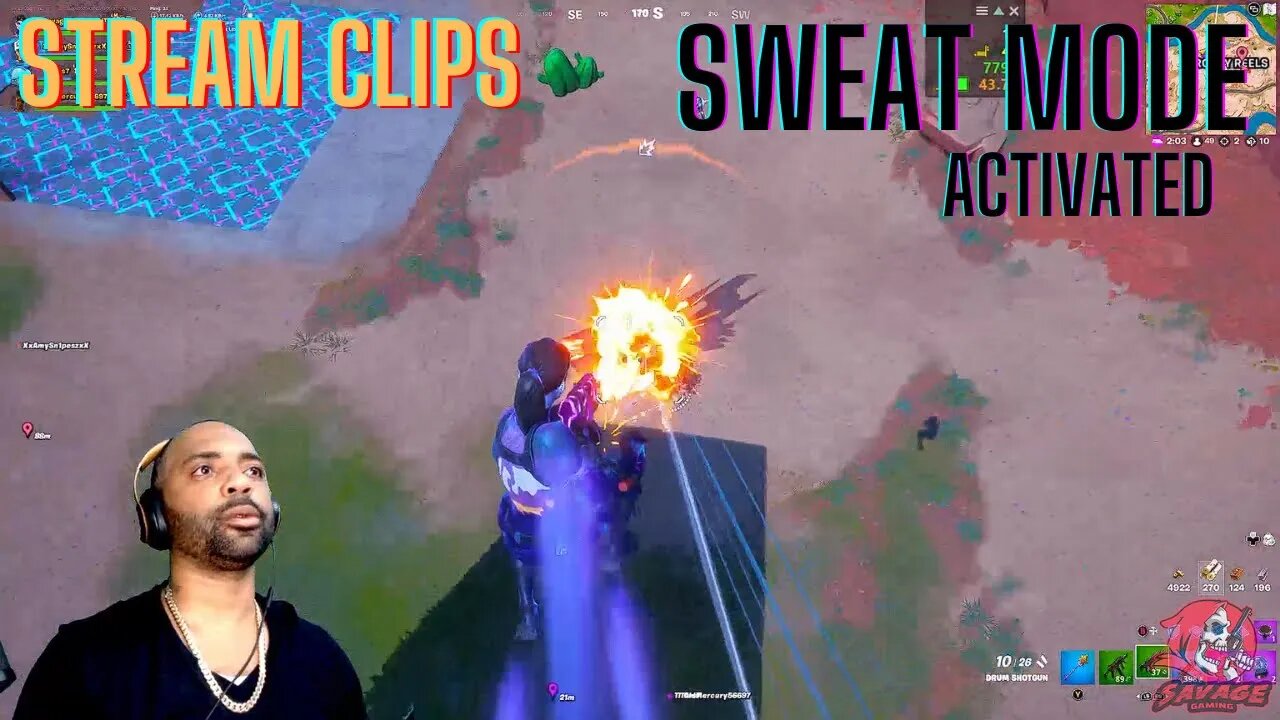 SWEAT MODE ACTIVATED [STREAM CLIPS] Savage Gaming-YT