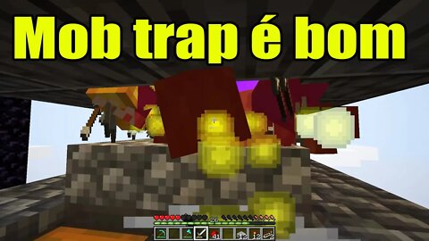 Com essa mob trap é so alegria minecraft 1.19