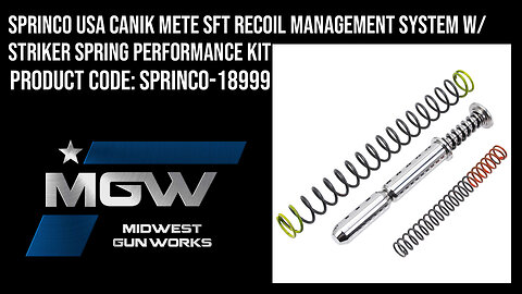 Sprinco USA Canik METE SFT Recoil Management System Performance Kit - SPRINCO-18999