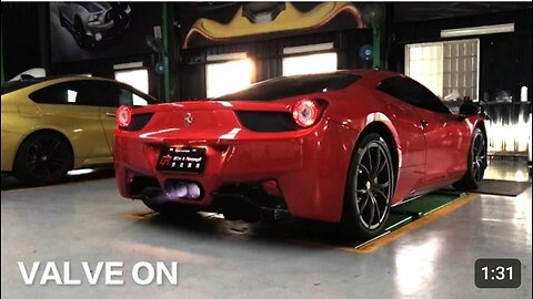 Ferrari 458 italia x Fi Exhaust Pure F1 sound on road , Best in the world!