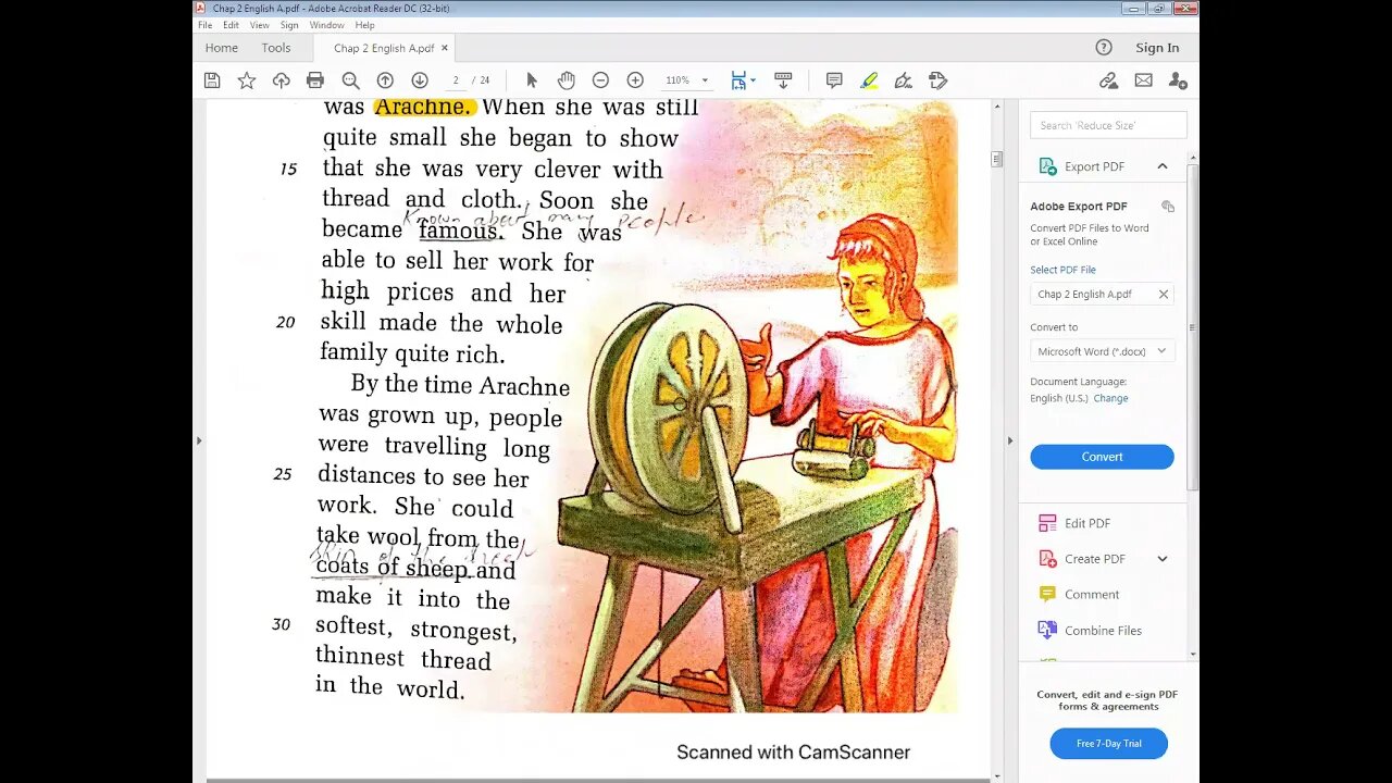 Class 5 English A 13 4 2021