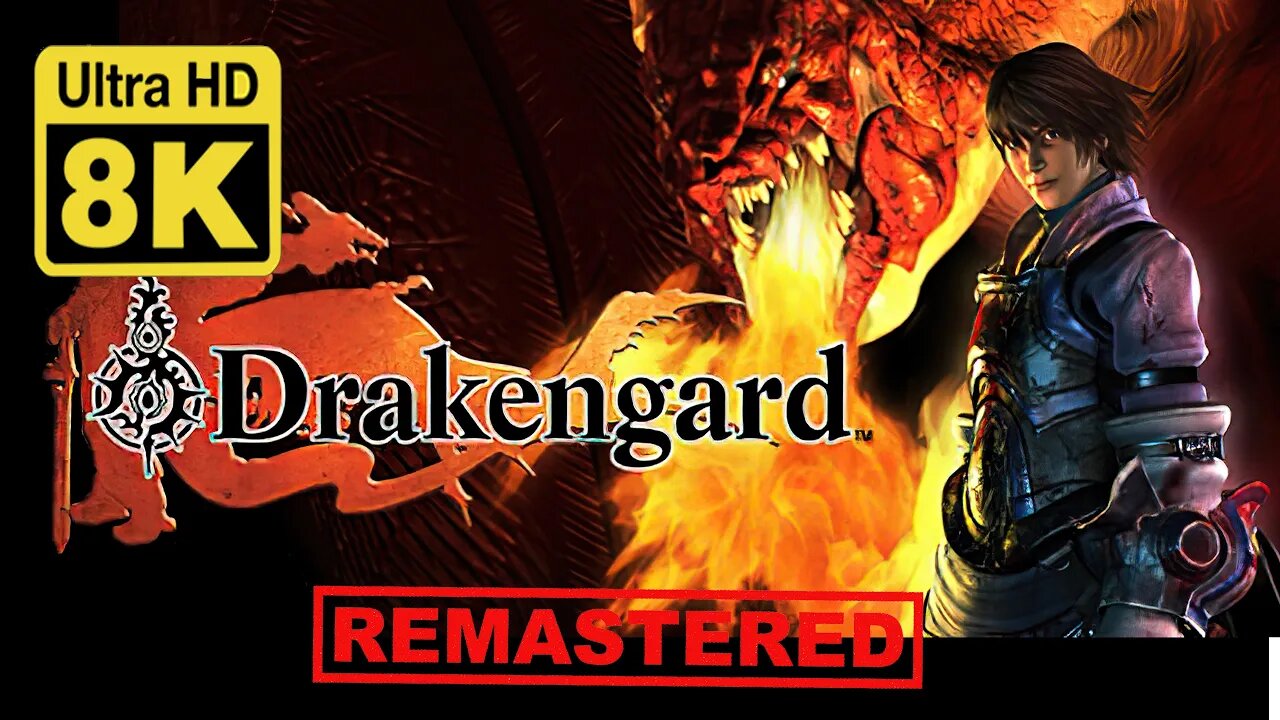 Drakengard (PS2) - Opening Intro 8K (Remastered with Neural Network AI)