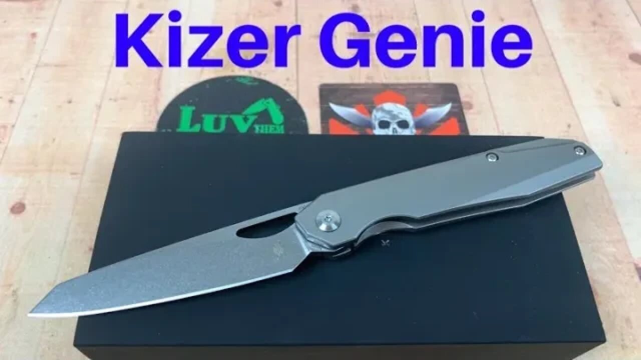 Kizer Genie / Gage design / includes disassembly / so slender & lightweight !