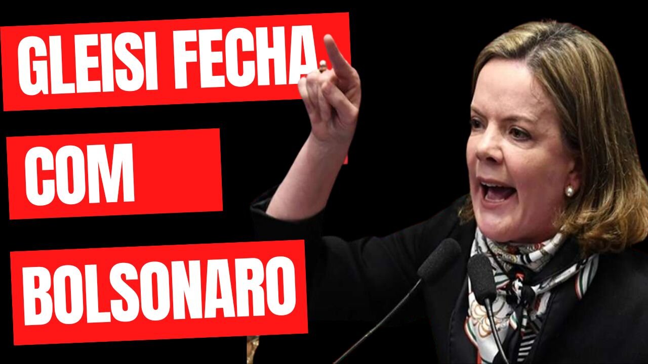 Herança bendita de Bolsonaro dá base a discurso de Gleisi contra Haddad