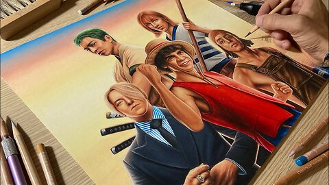 One Piece Netflix Drawing • Time Lapse