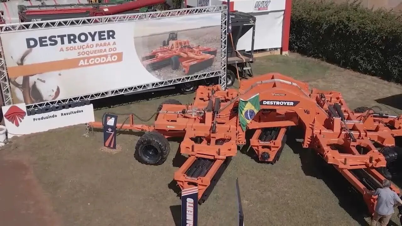 Destroyer da Indutar, a solução definitiva para eliminar a soqueira do algodão