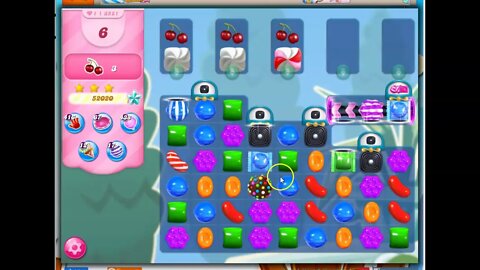 Candy Crush Level 3521 Talkthrough, 30 Moves 0 Boostes