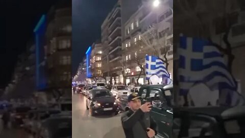 Greece pro-Russian support protests