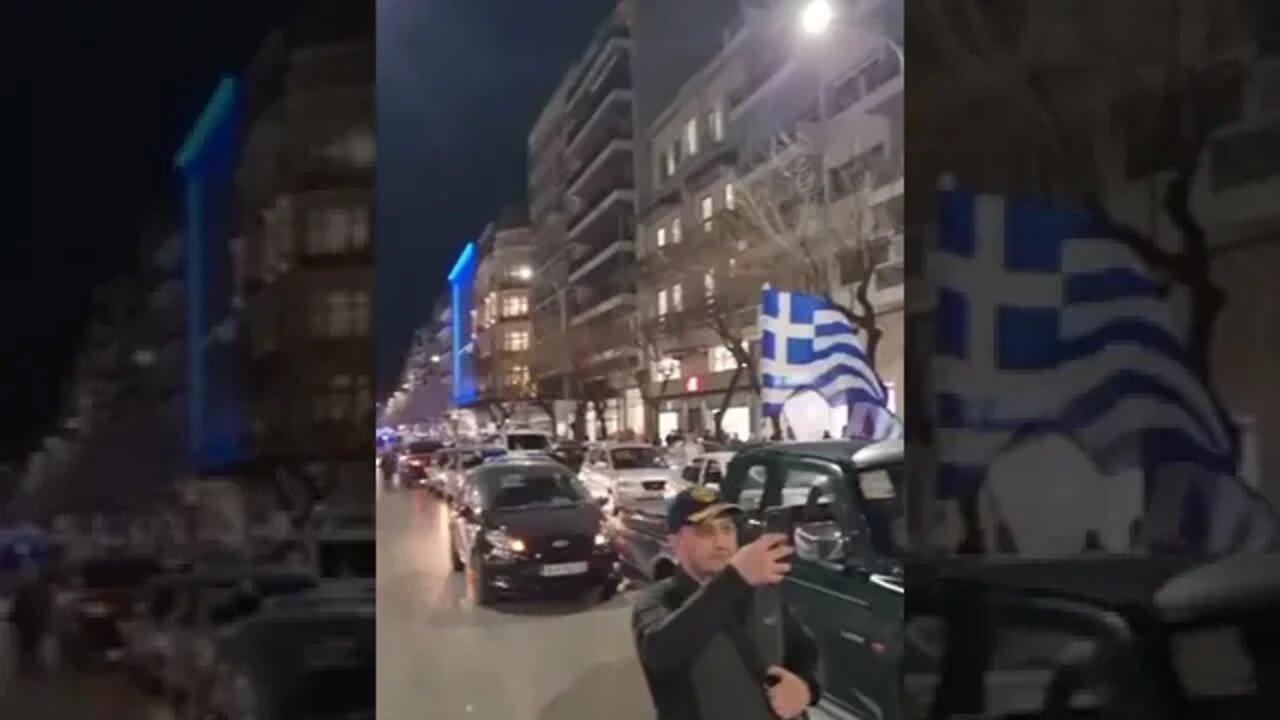 Greece pro-Russian support protests