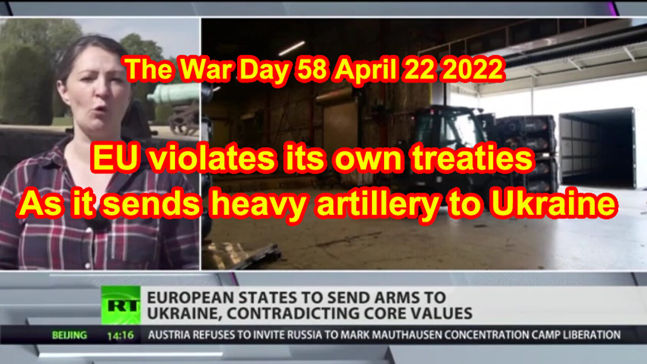 EU violates its own treaties as it sends heavy artillery to Ukraine