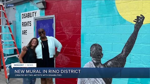 New mural in RiNo District created by artists navigating disabilities