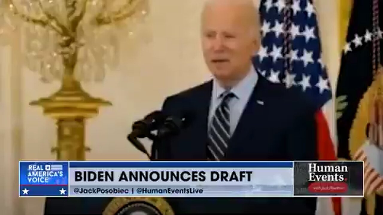 UNREAL: Joe Biden announces draft! 🫣🤨