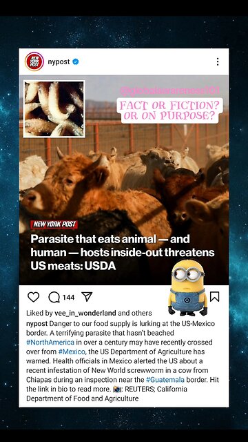 Parasite that eats animal and human hosts inside-out threatens US meats