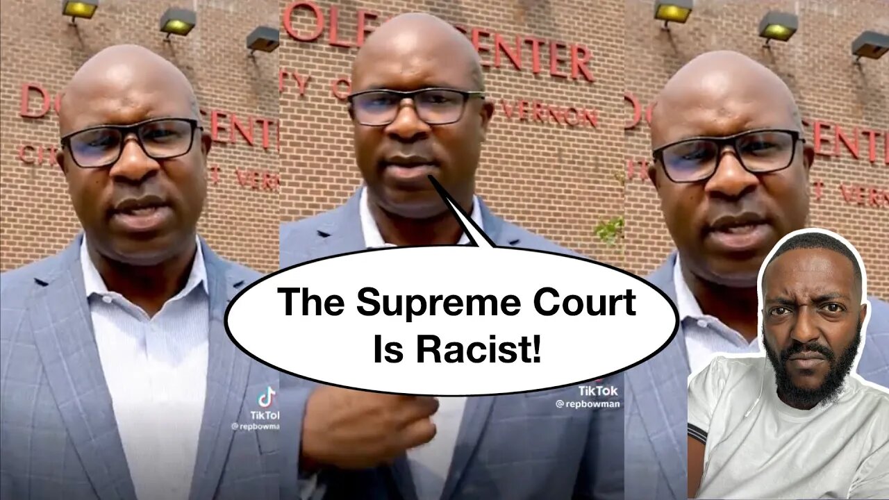 Rep Jaamal Bowman has a meltdown on tiktok over Supreme Court rulings.