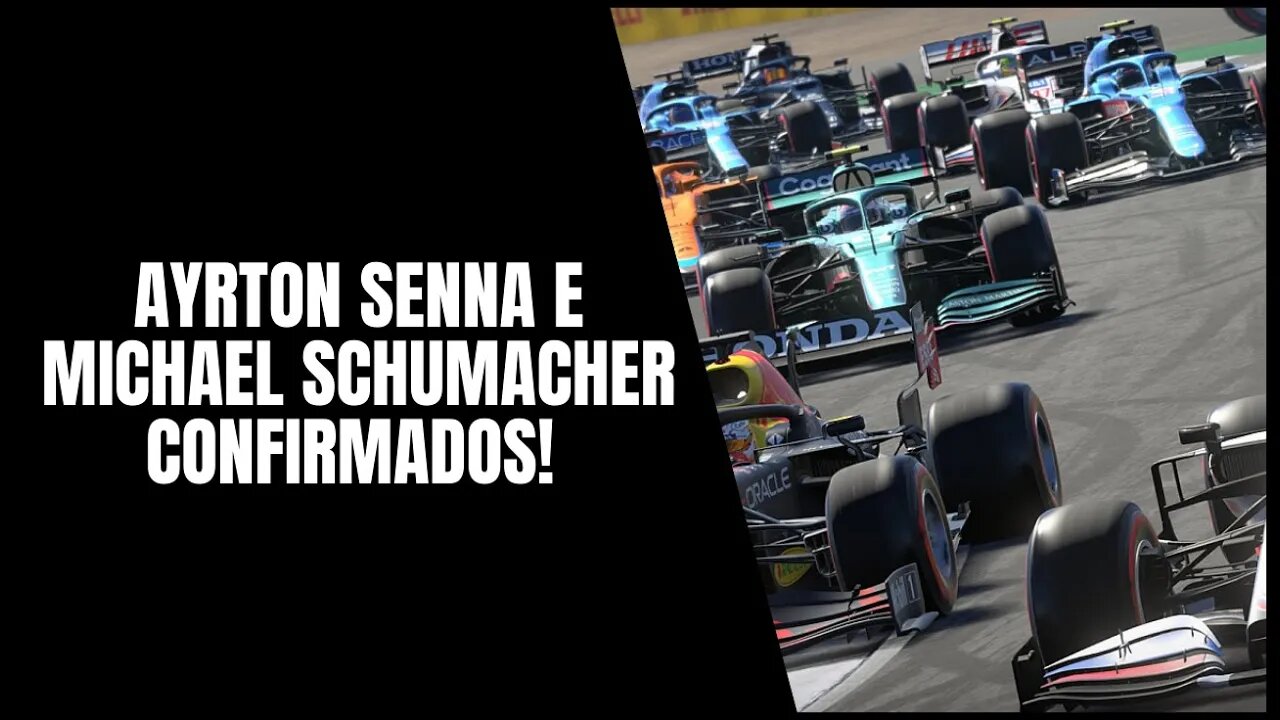 F1 2021 Confirma Lewis Hamilton na Capa e Participações de Ayrton Senna e Michael Schumacher