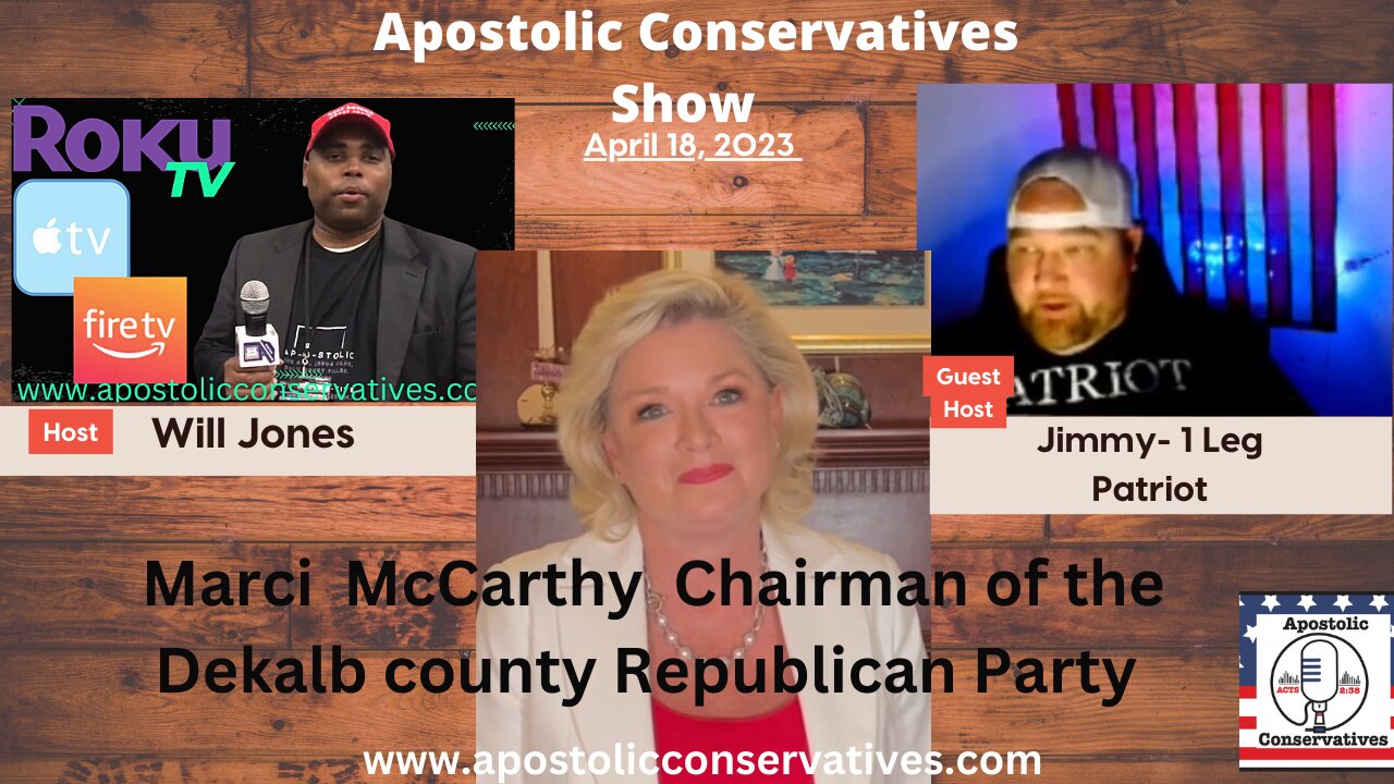 Marci McCarthy | Ep.514 Interview w/ Marci McCarthy Chairman of the Dekalb County Republican Party 04-18-2023