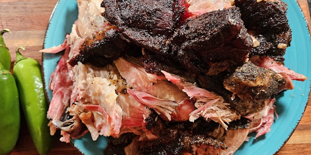 Smoked Pork Butt #pork