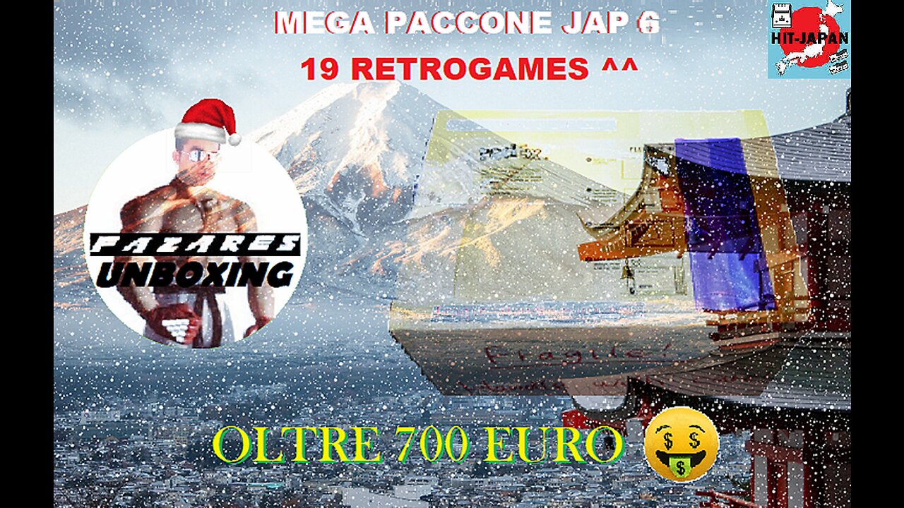 Fazares Unboxing Special Natale - MEGA PACCONE JAP 6 (19 RETROGAMES PER TOTALE DI OLTRE 700 EURO) xD