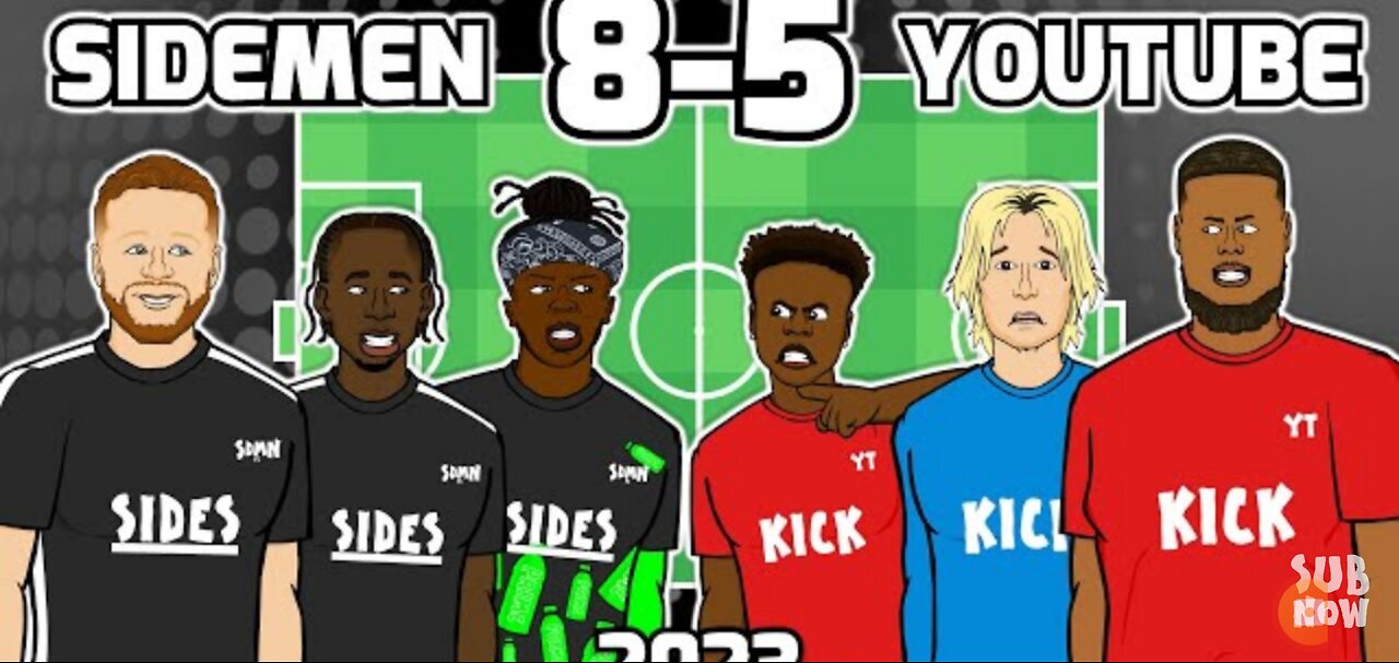 Sidemen charity match highlights Animation