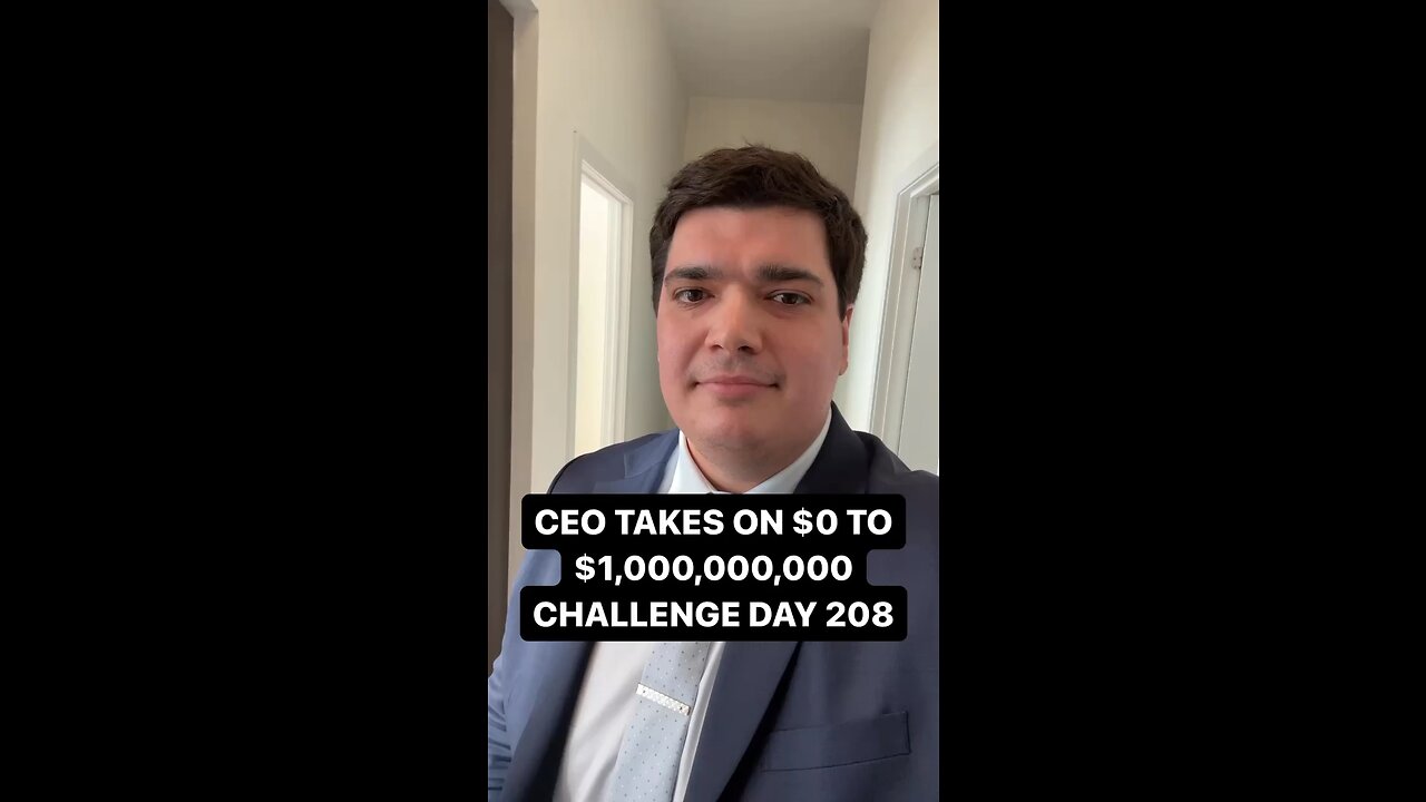 Zero to a Billion Challenge Day 208