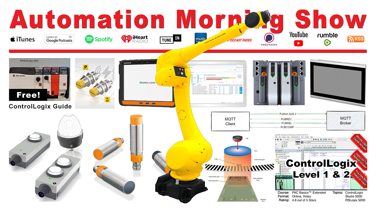 December 5 News: 50kg Robot, Ex Tablet, IOLink, EthernetAPL, MQTT QOS, Logix/View Docs & more (N150)