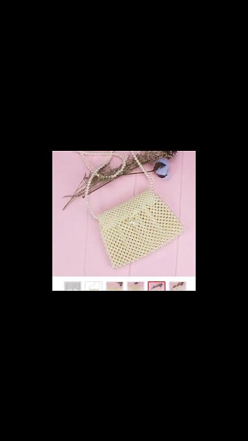 Handmade beaded dumplings pearl bag | Link in the description 👇 to BUY