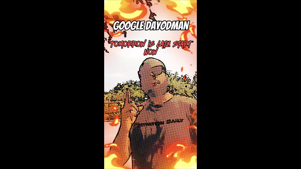 Tomorrow Is Too Late #dayodman #now #begin #eeyayyahh #motivation