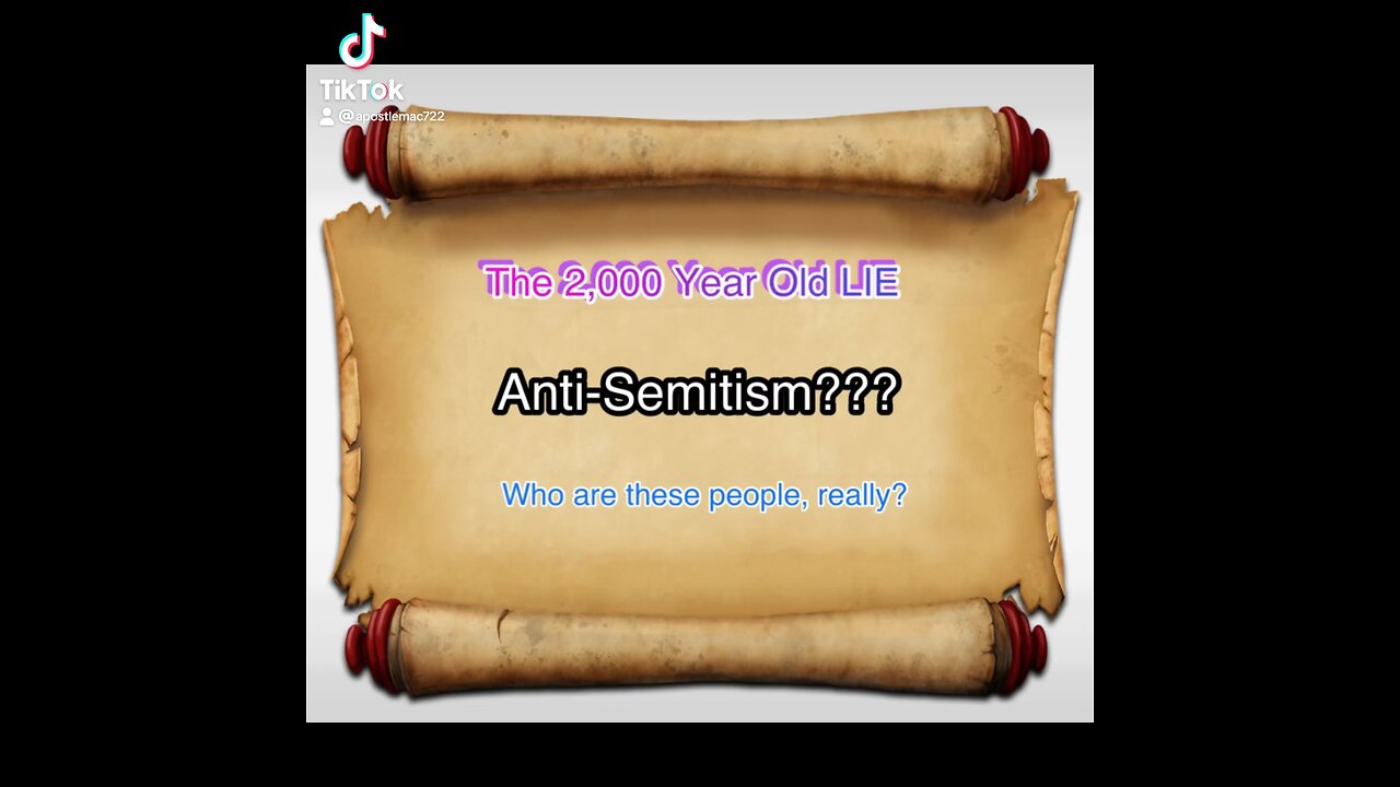 What IS True ANTISEMITISM, really?