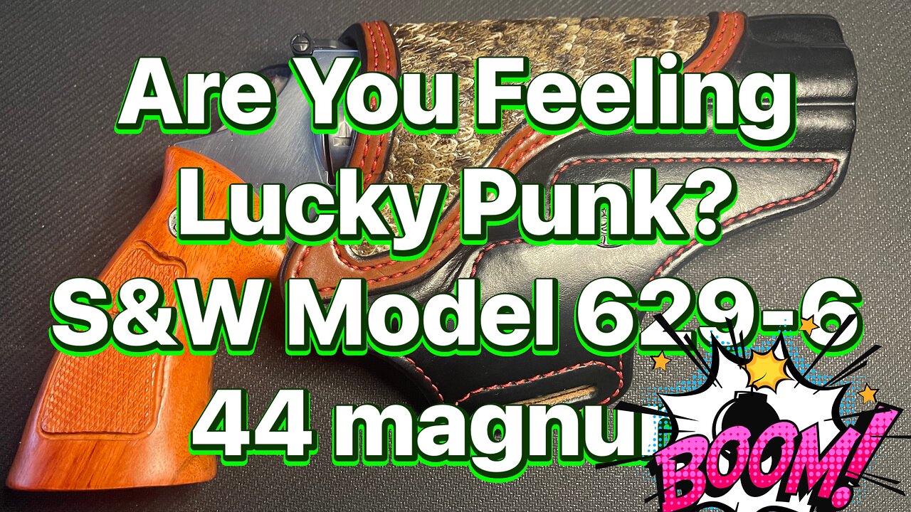 Are you feeling lucky punk? The S&W model 629-6 44 magnum