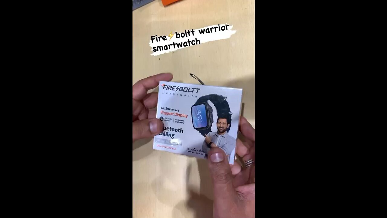 Fire⚡️boltt warrior smartwatch