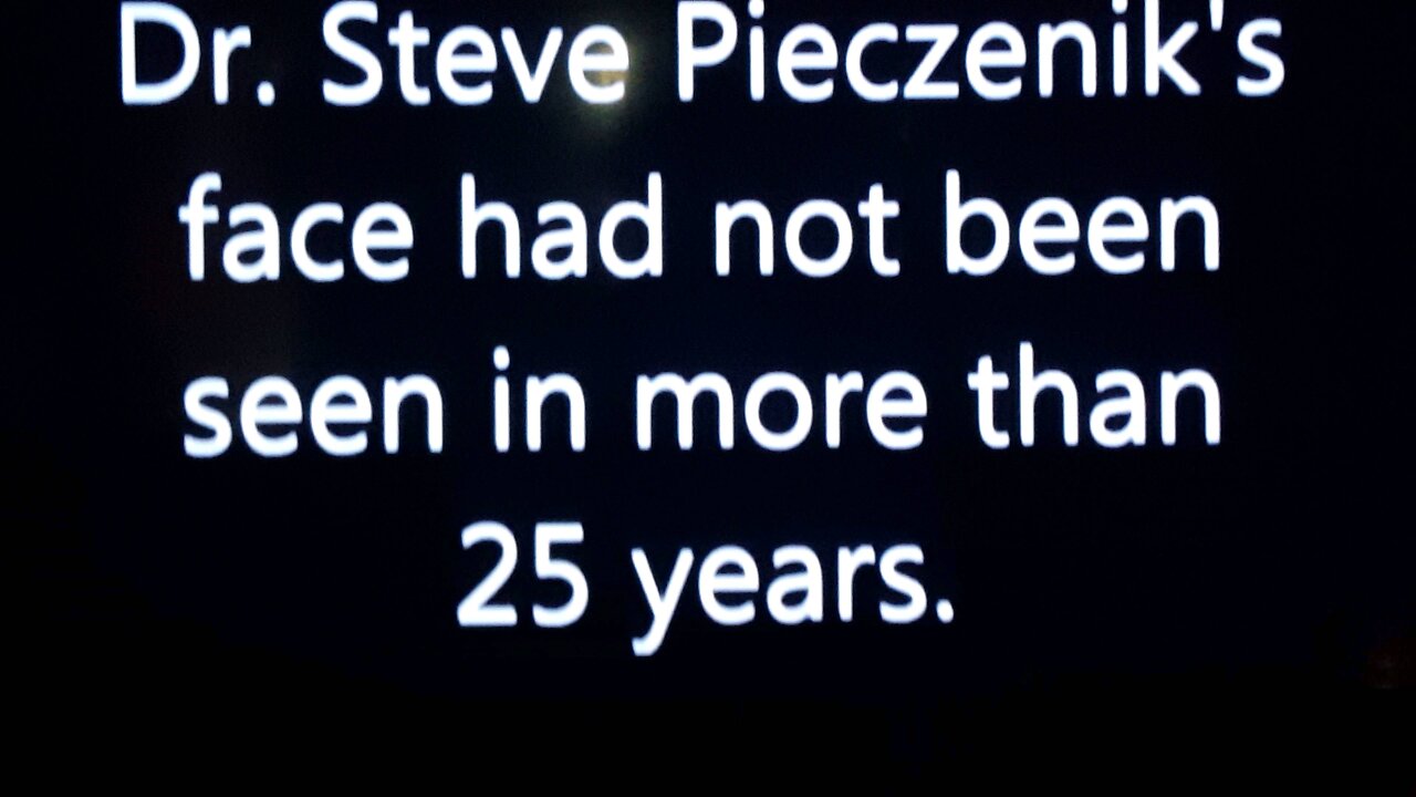 DR. PIECZENIK TELLS US THE SITUATAT HAND