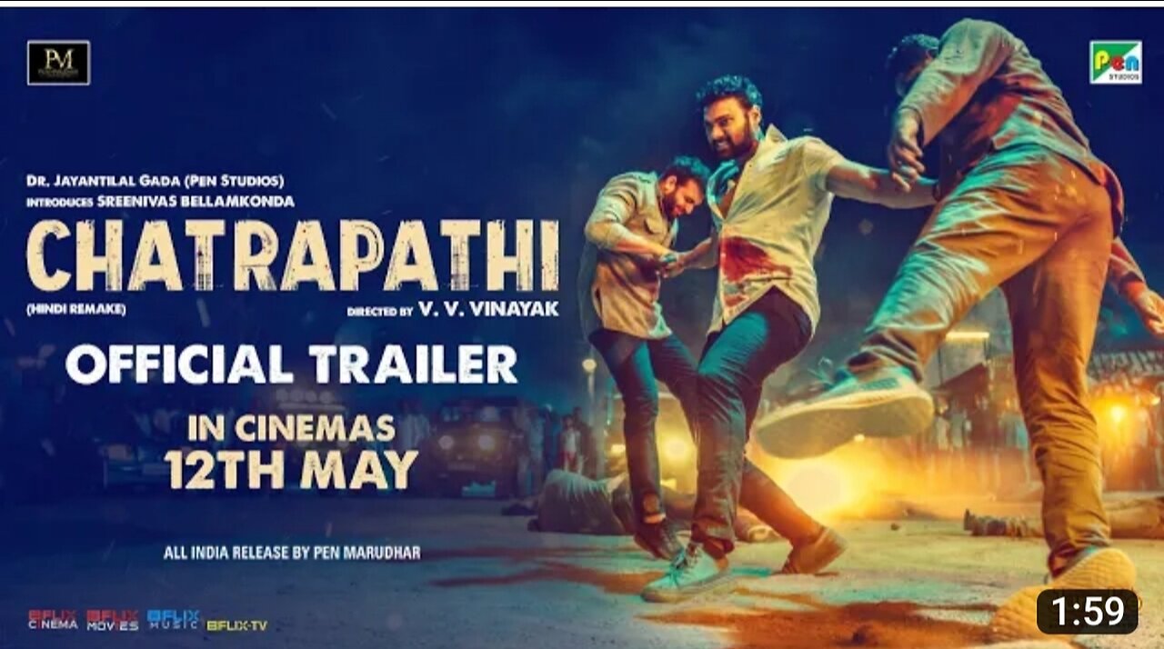 Chatrapathi - Official Trailer | Bellamkonda Sai Sreenivas | Pen Studios | In Cinemas 12 May 2023