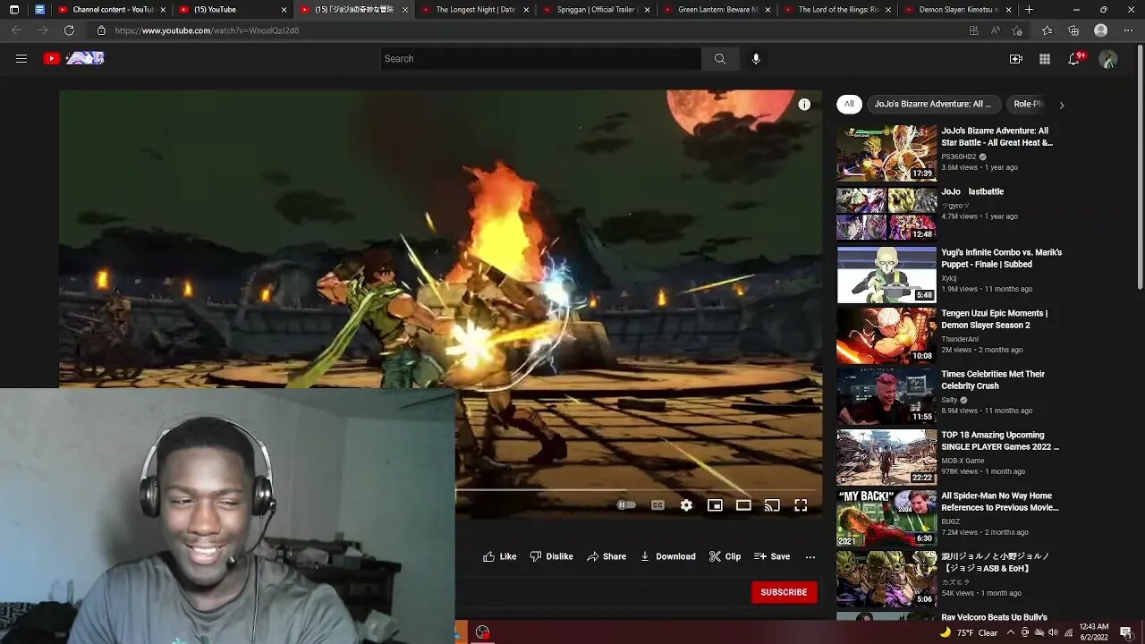 REACTION!!!JOJO'S BIZARRE ADVENTURE: ALL STAR BATTLE ROYAL