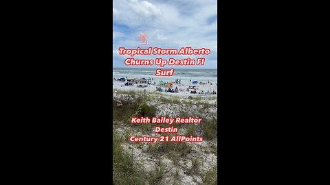 Tropical Storm Alberto Churns Up Destin Fl Beach Surf